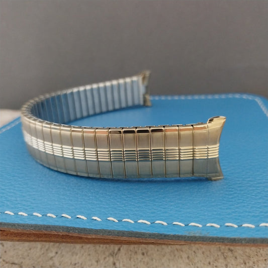 19mm 18mm Long Speidel Thunderbird 1970 Yellow Gold-Filled nos Vintage Watchband