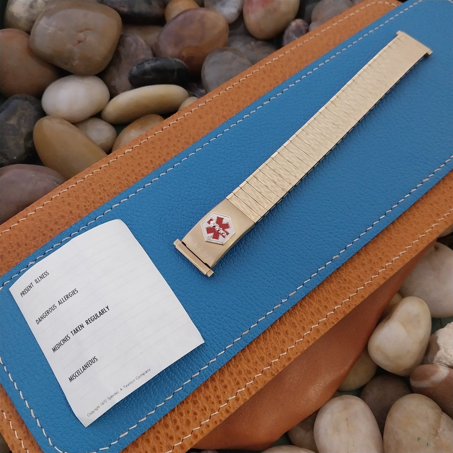 Vintage 16mm 18mm 19mm Speidel Medilog Gold-Filled Valencia nos Watch Band