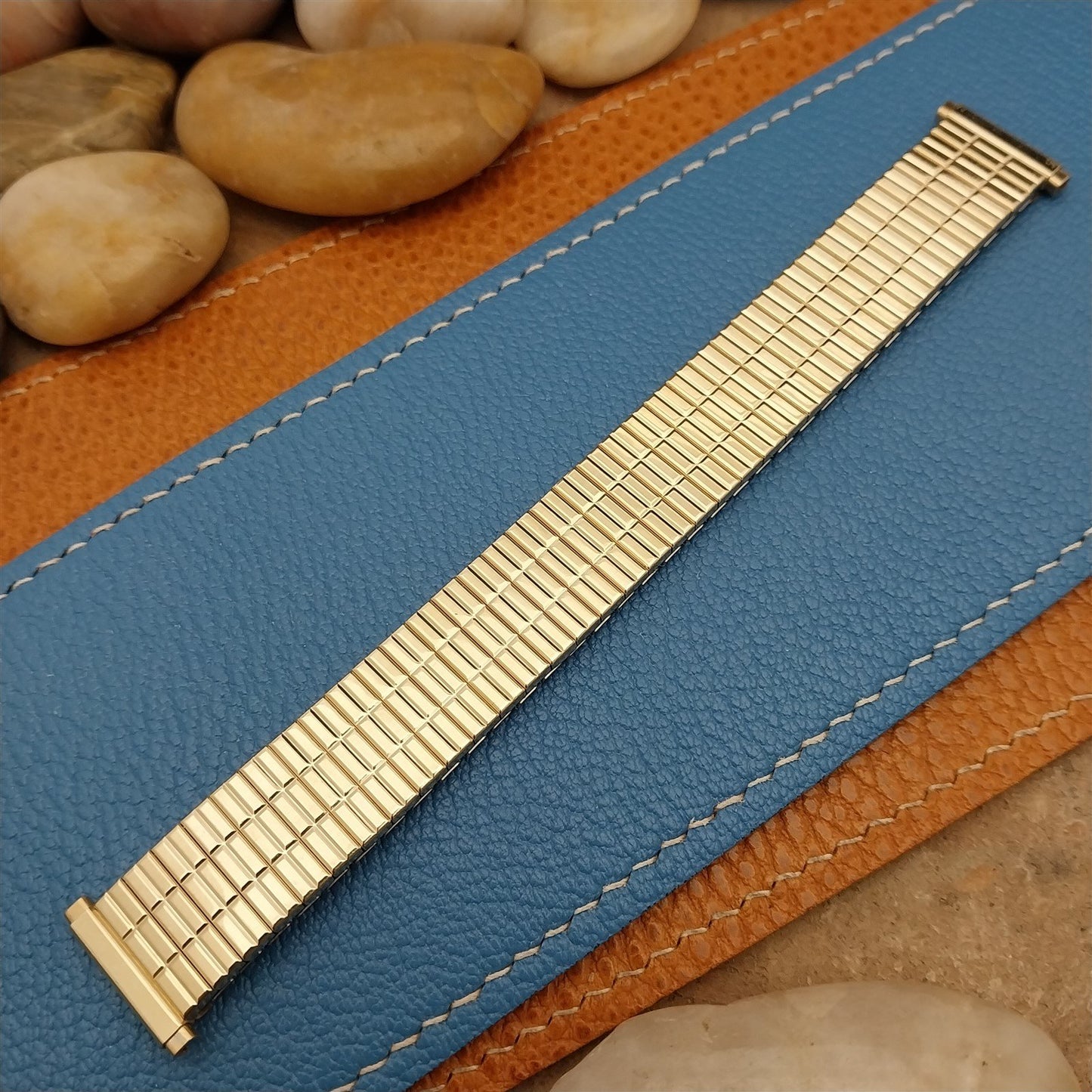 16mm 18mm 19mm 1970s 10k Yellow Gold RGP Speidel Unused nos Vintage Watch Band