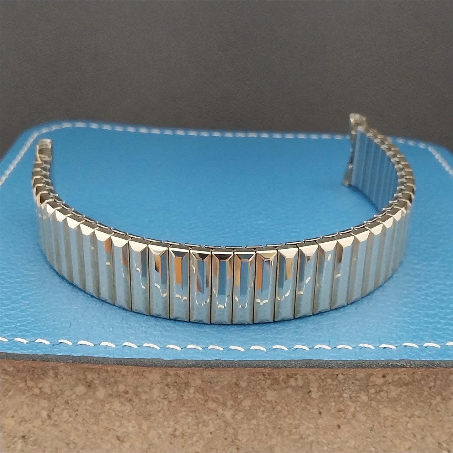 Long 19mm 18mm 10k Gold Filled Vintage Speidel Fullback Expansion Watch Band nos