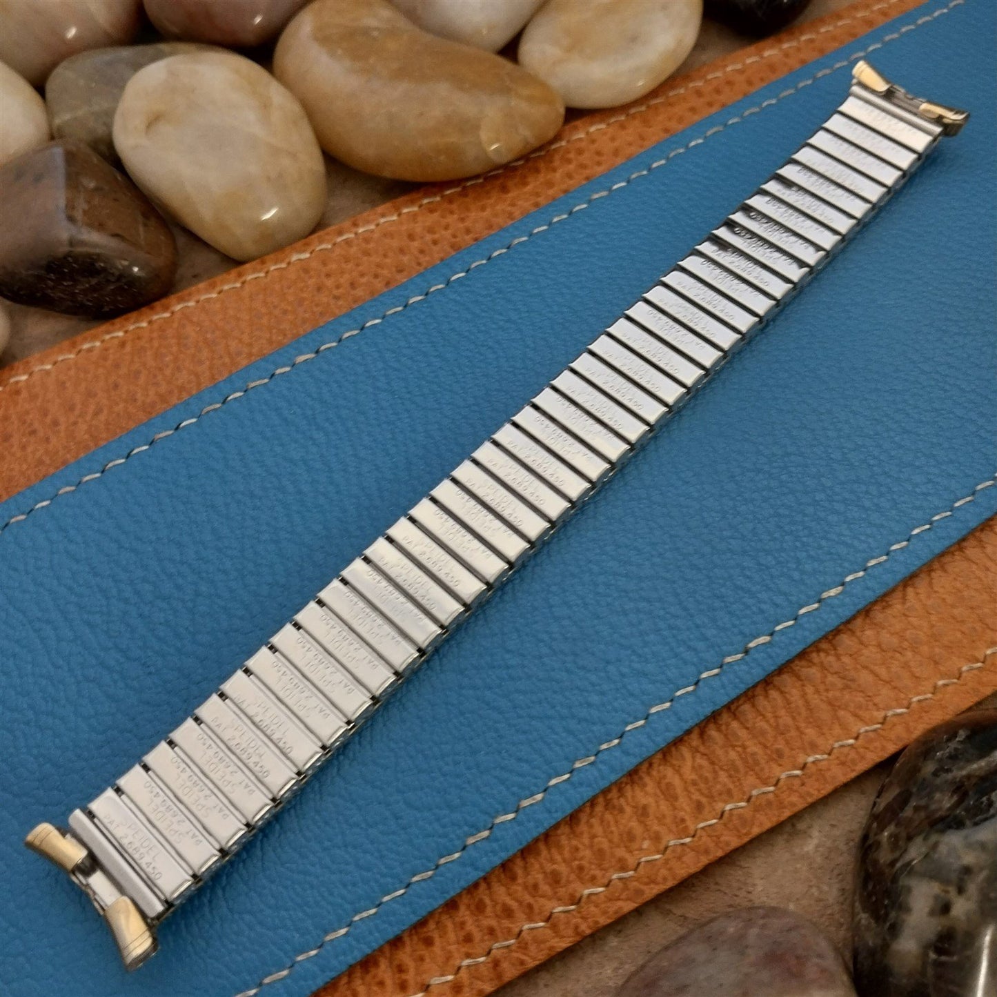 Long 19mm 18mm 10k Gold Filled Vintage Speidel Fullback Expansion Watch Band nos