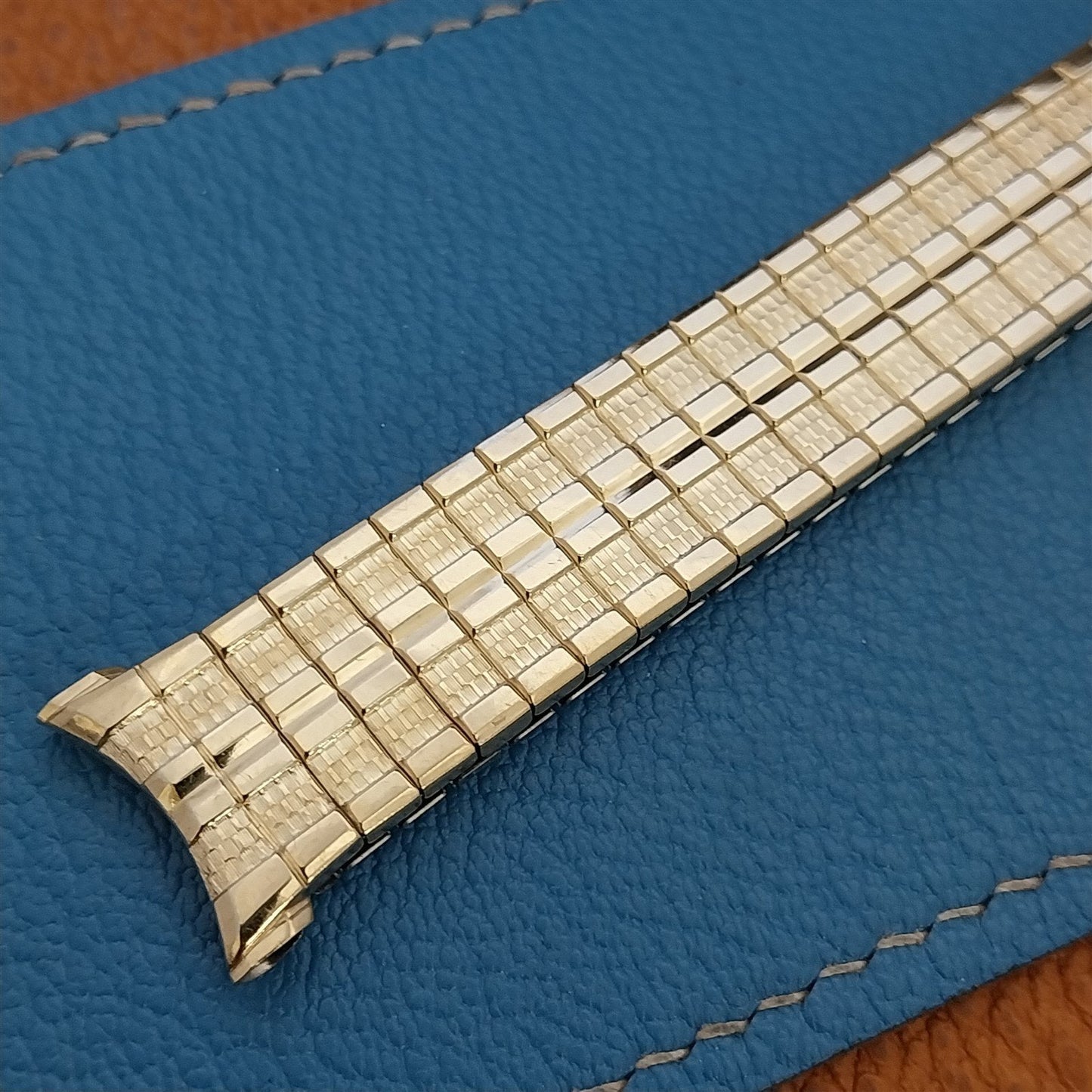 1963 Vintage 19mm 18mm 17mm Gold-Fill Stretch Unused Speidel Meteor Watch Band