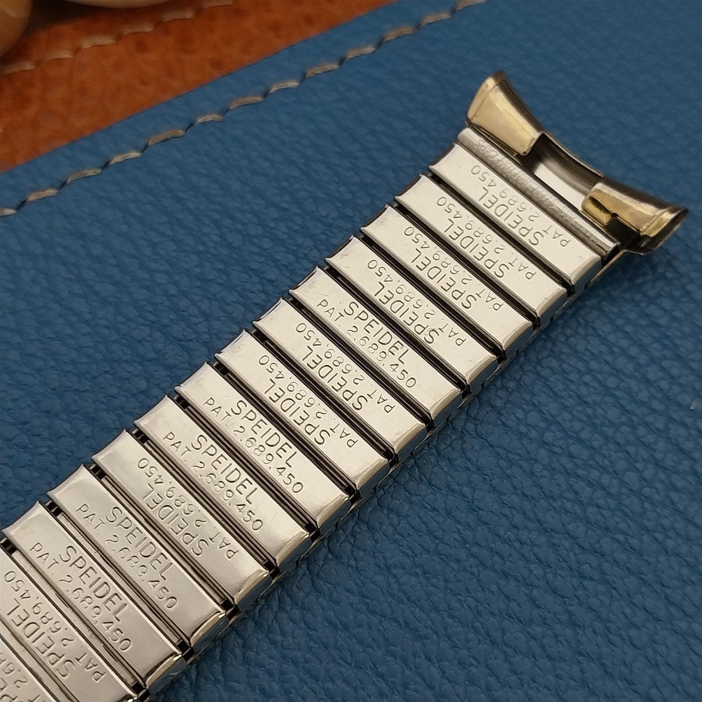 1963 Vintage 19mm 18mm 17mm Gold-Fill Stretch Unused Speidel Meteor Watch Band