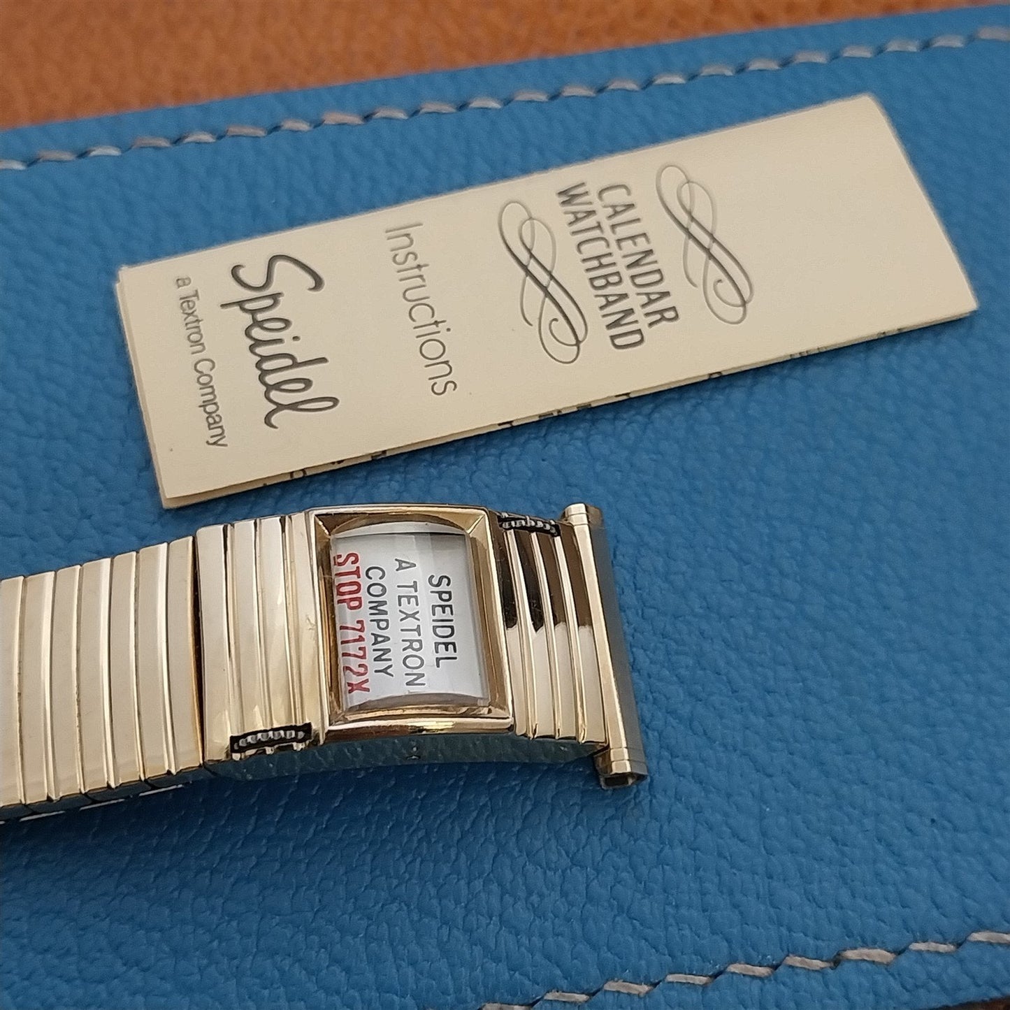 19mm 18mm 16mm Speidel Gold Filled 1971/1972 Calendar Unused Vintage Watch Band