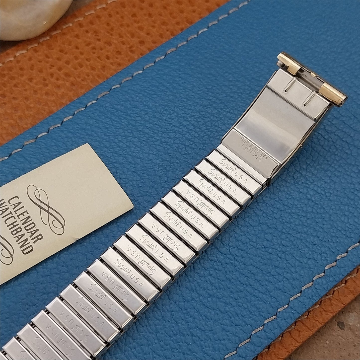 19mm 18mm Speidel 10k Gold Filled 1969/1970 Calendar nos Vintage Watch Band