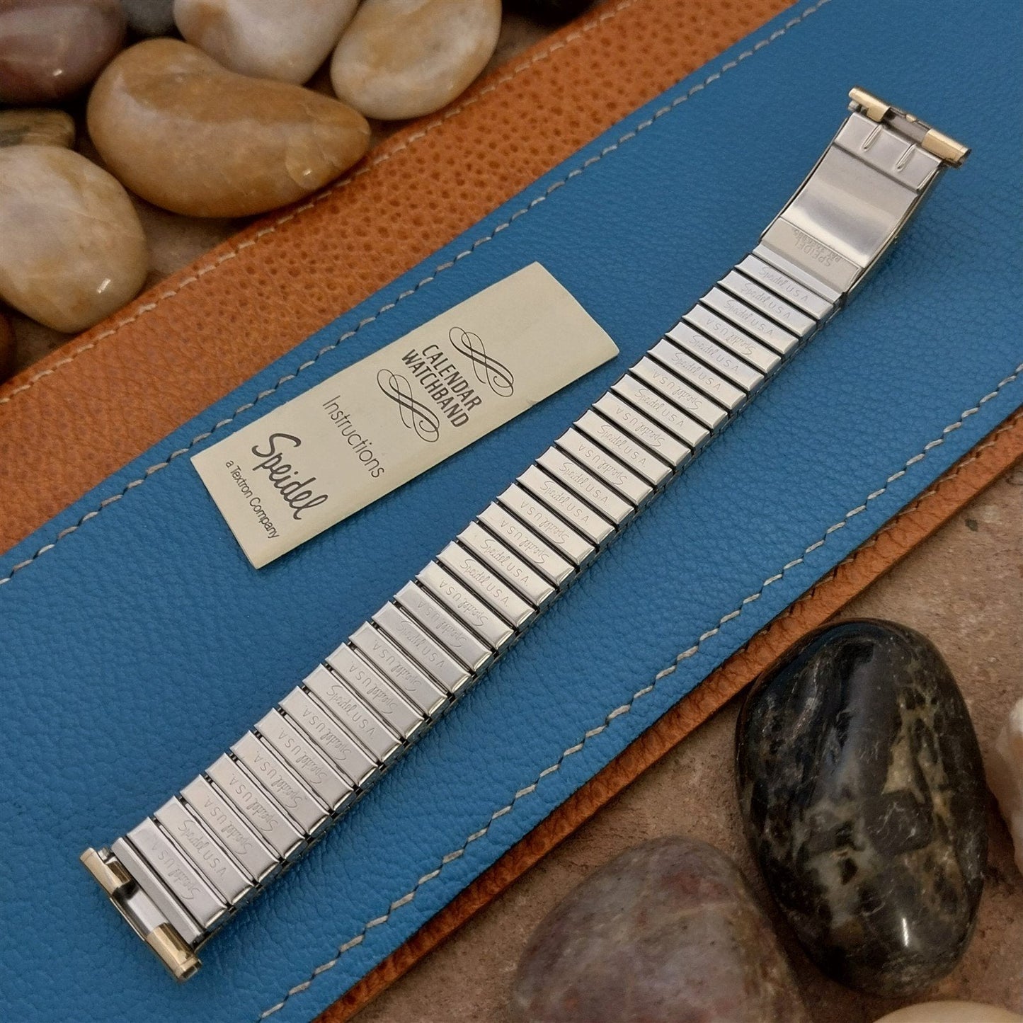 19mm 18mm Speidel 10k Gold Filled 1969/1970 Calendar nos Vintage Watch Band