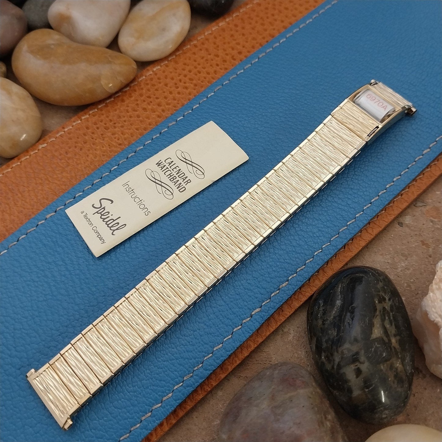 19mm 18mm Speidel 10k Gold Filled 1969/1970 Calendar nos Vintage Watch Band