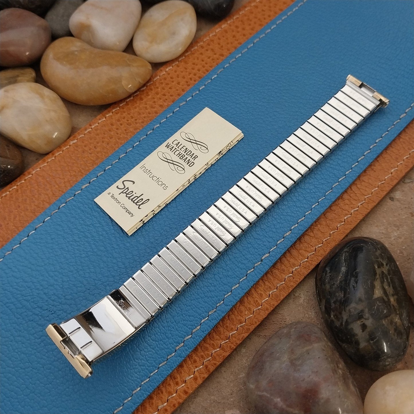 Vintage Speidel 19mm 18mm 10k Gold Filled 1970/1971 Calendar Watch Band nos