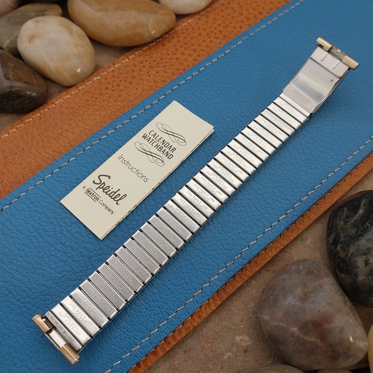 Vintage Speidel 19mm 18mm 10k Gold Filled 1973/1974 Calendar Watch Band nos