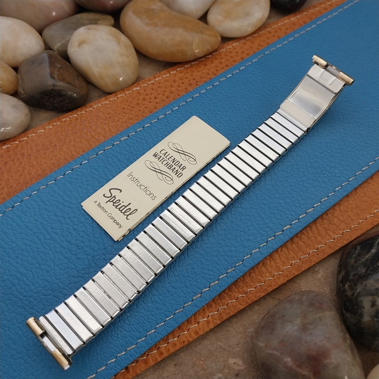 16mm 18mm 19mm Speidel Gold-Fill Linesman Perpetual Calendar Vintage Watch Band
