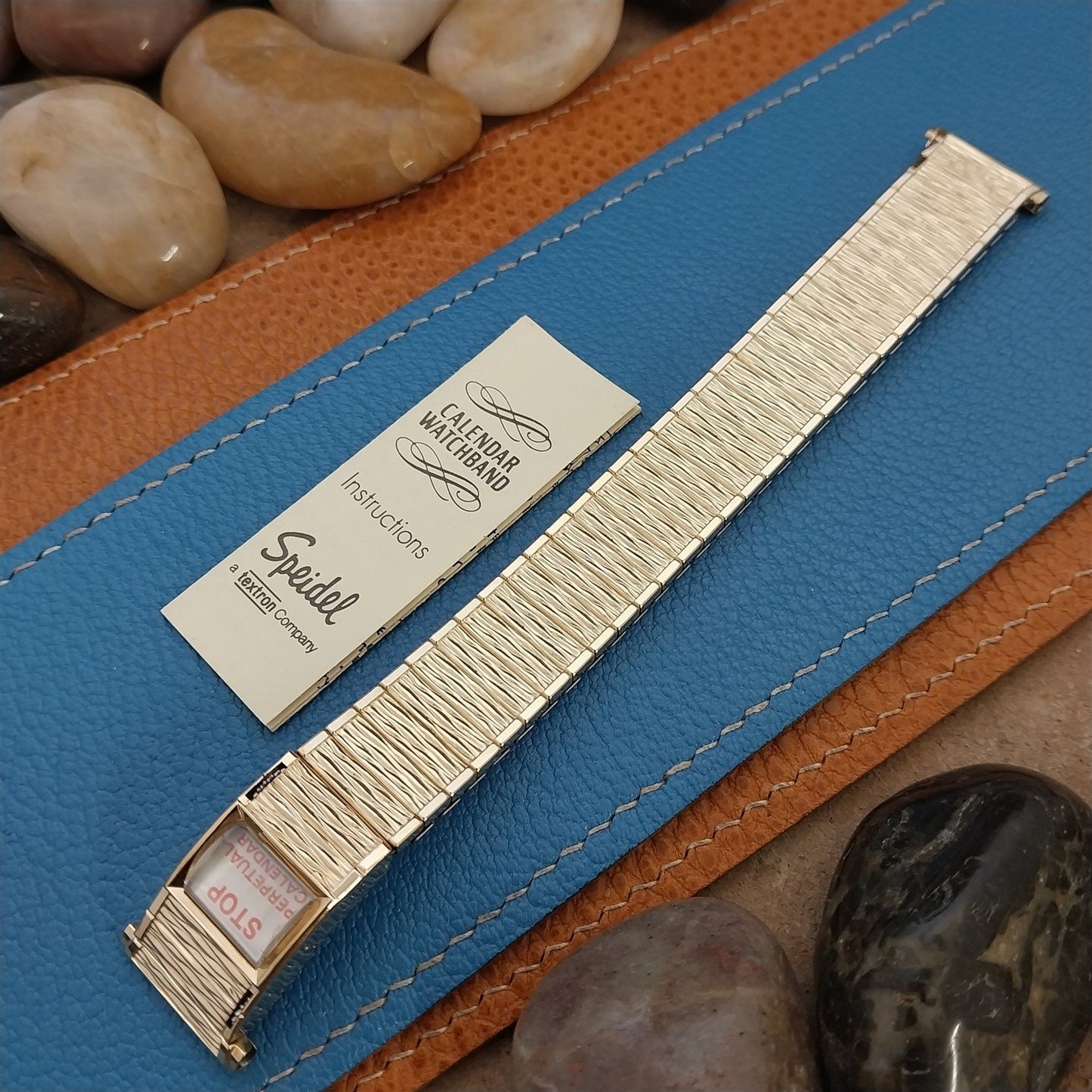 18mm 19mm Speidel Valencia Perpetual Calendar Unused 10k Gold Vintage Watch Band