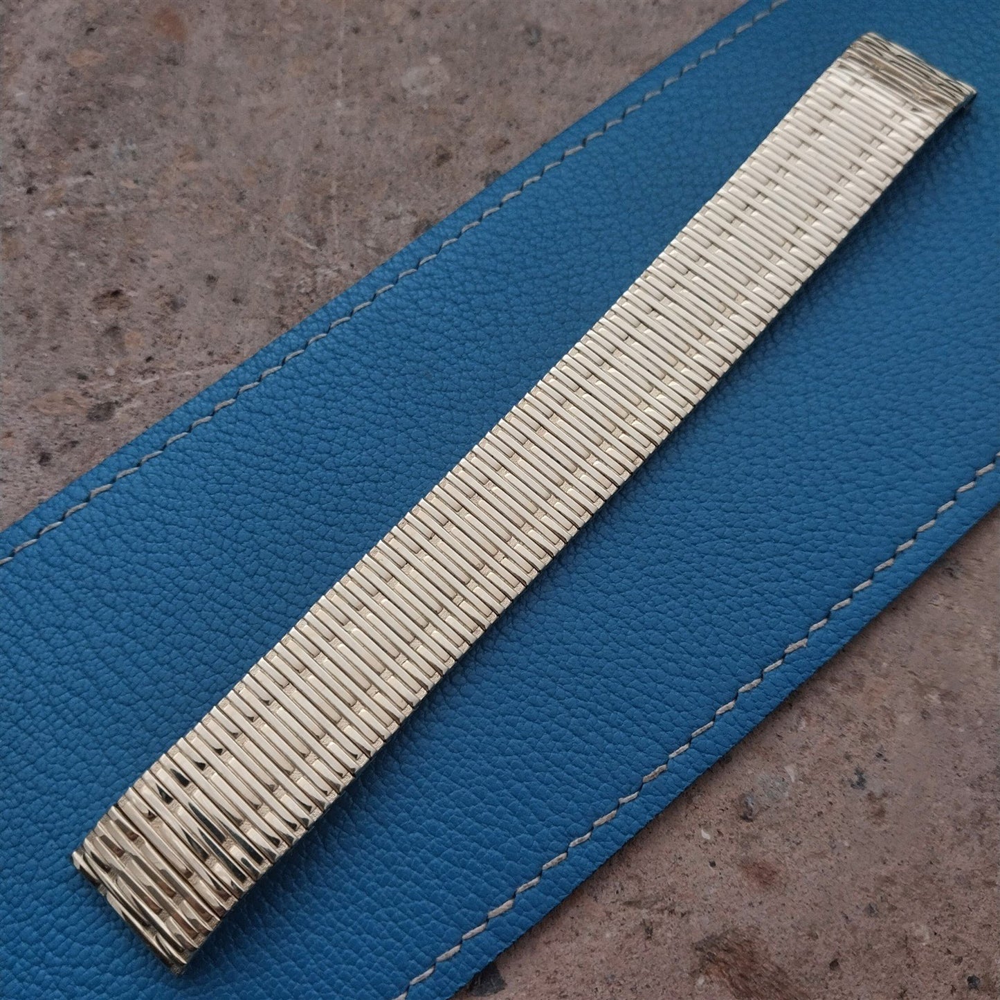17.2mm Thinline 10k Gold-Filled nos 1970s Speidel USA Vintage Watch Band