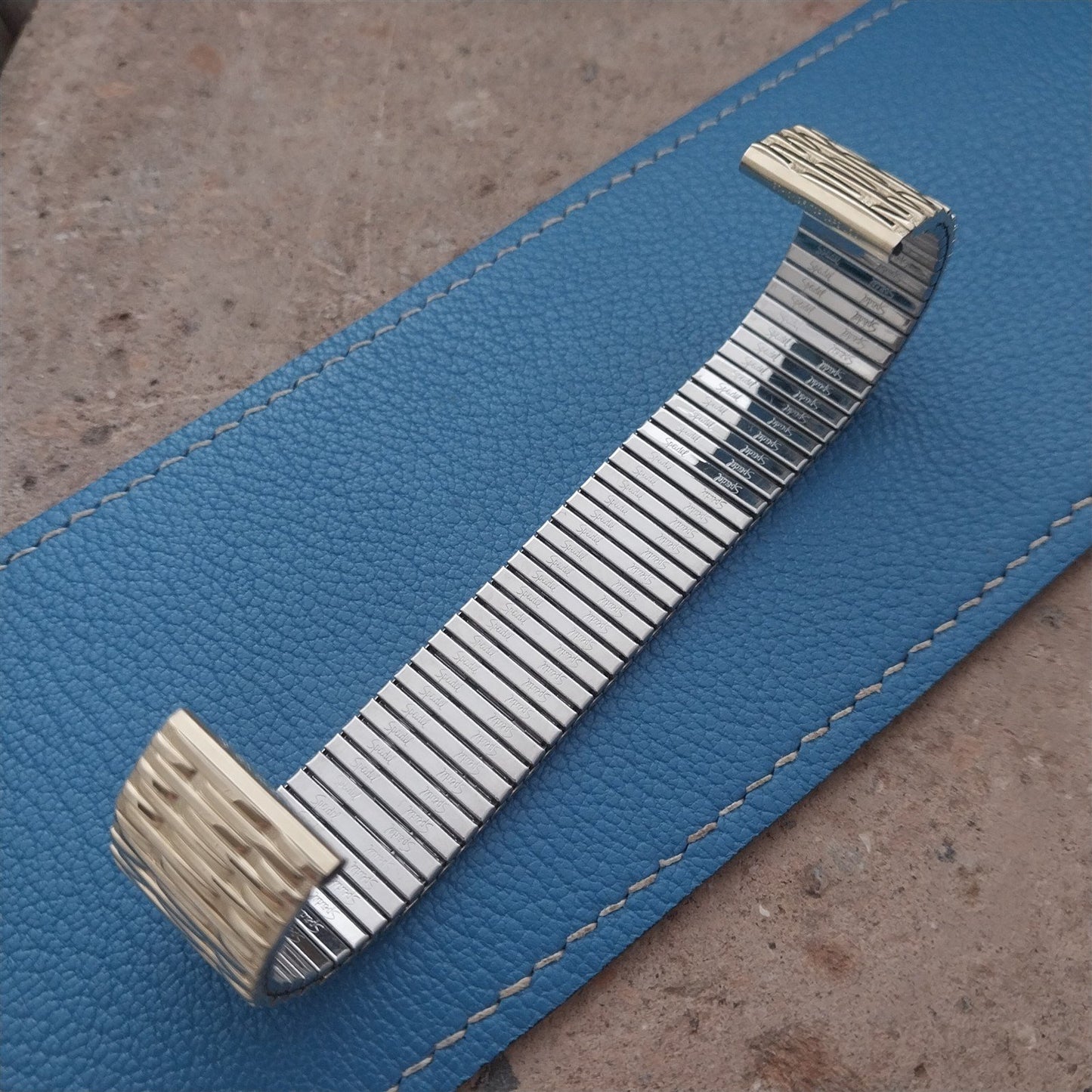 17.2mm Thinline 10k Gold-Filled nos 1970s Speidel USA Vintage Watch Band
