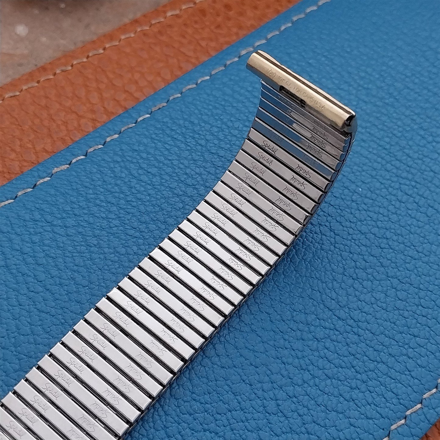 17.2mm Thinline 10k Gold-Filled nos 1970s Speidel USA Vintage Watch Band