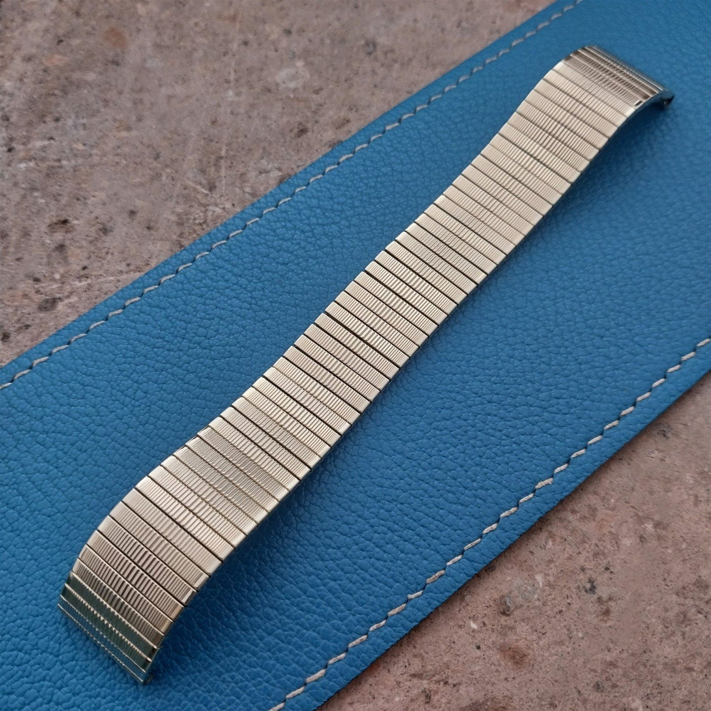 17.2mm Thinline 10k Gold-Filled nos 1970s Speidel USA Vintage Watch Band