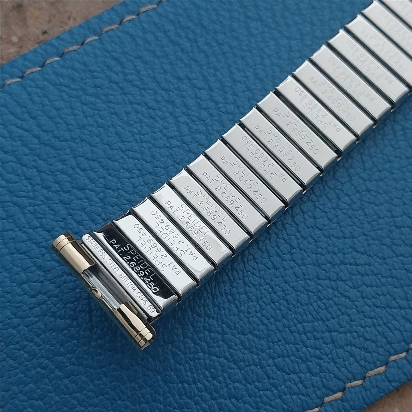1969 19mm 18mm 17mm 16mm Gold-Fill Fullback Speidel nos Vintage Watch Band