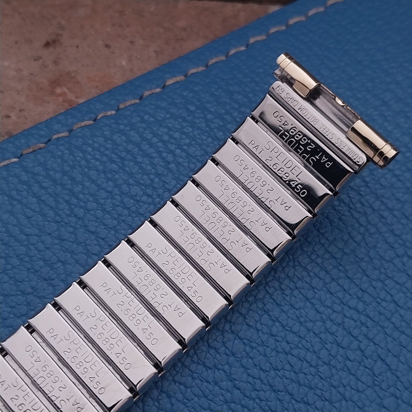 1969 19mm 18mm 17mm 16mm Gold-Fill Fullback Speidel nos Vintage Watch Band