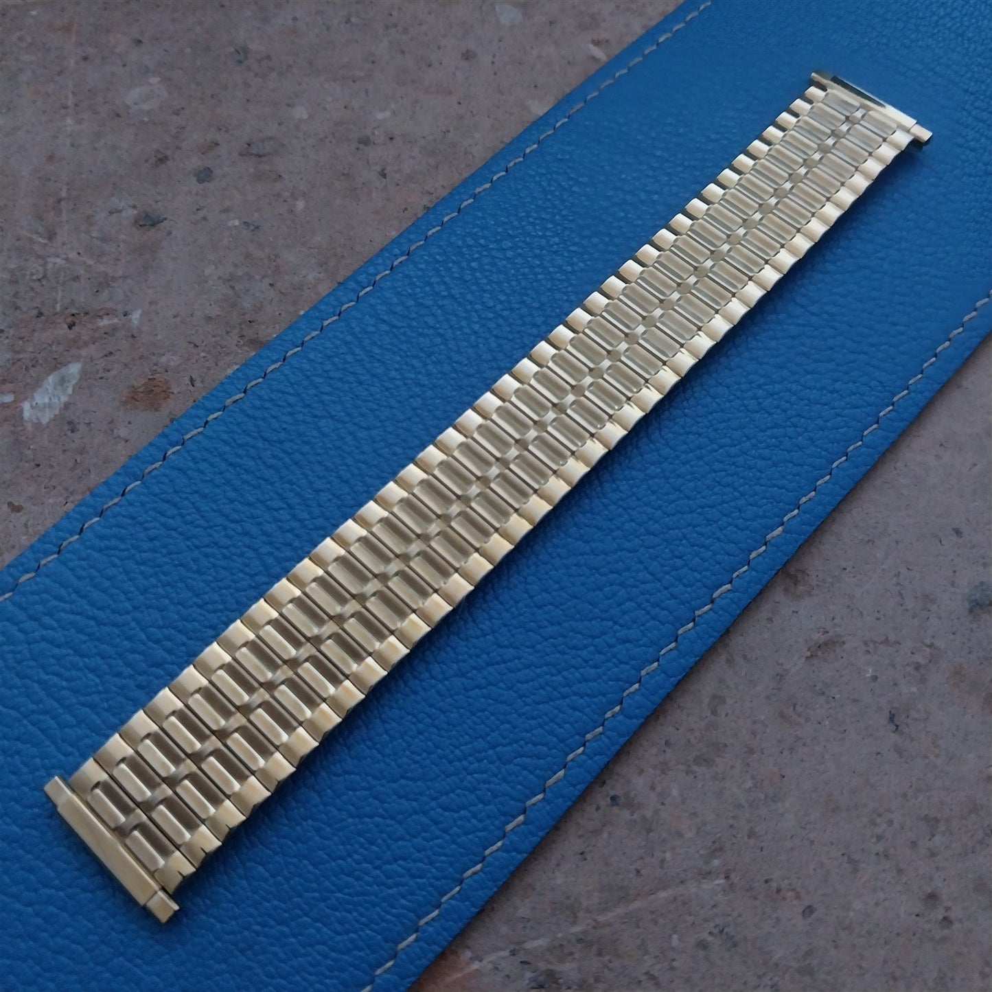 19mm 20mm 22mm Gold-Tone Speidel nos Wide Expansion Vintage Watch Band