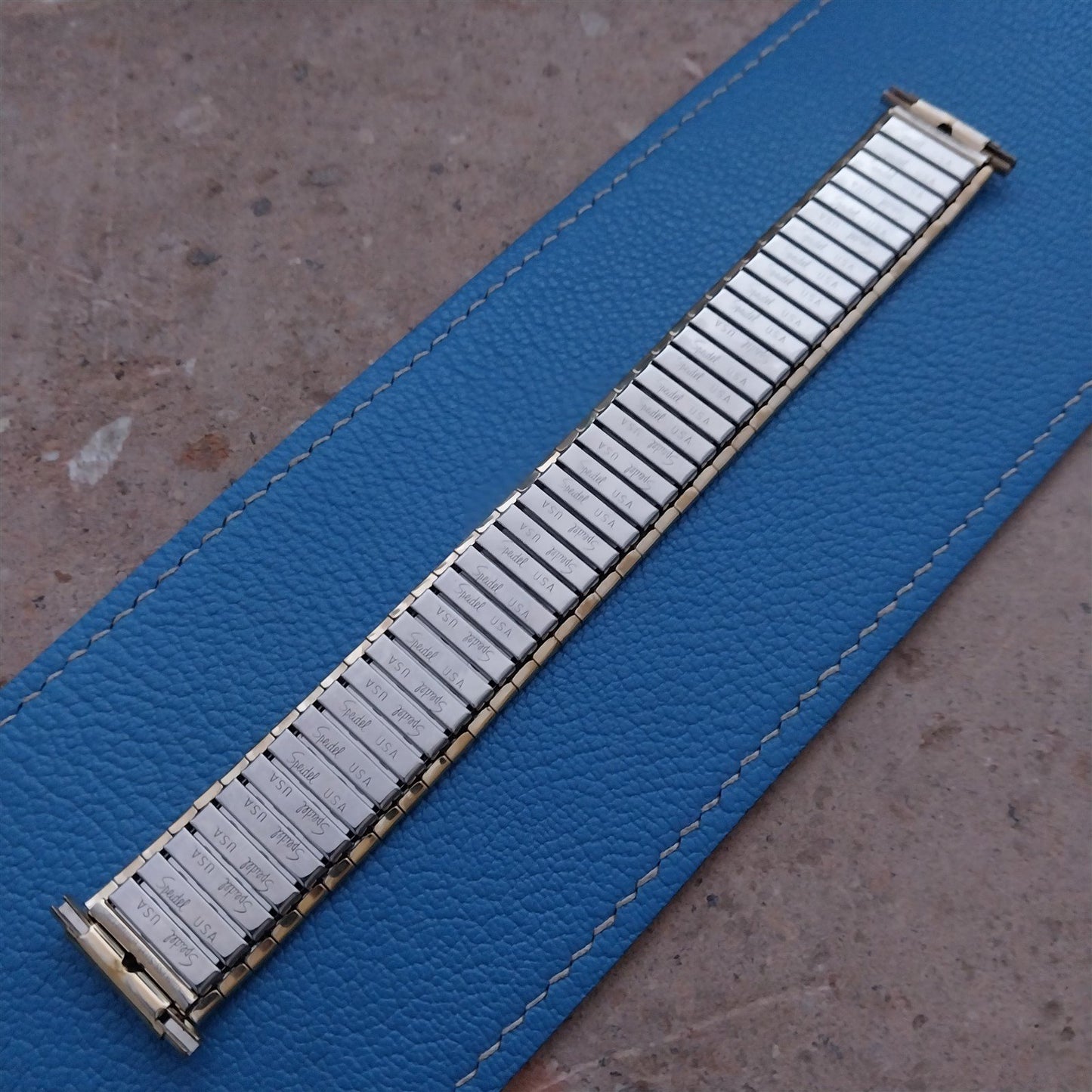 19mm 20mm 22mm Gold-Tone Speidel nos Wide Expansion Vintage Watch Band