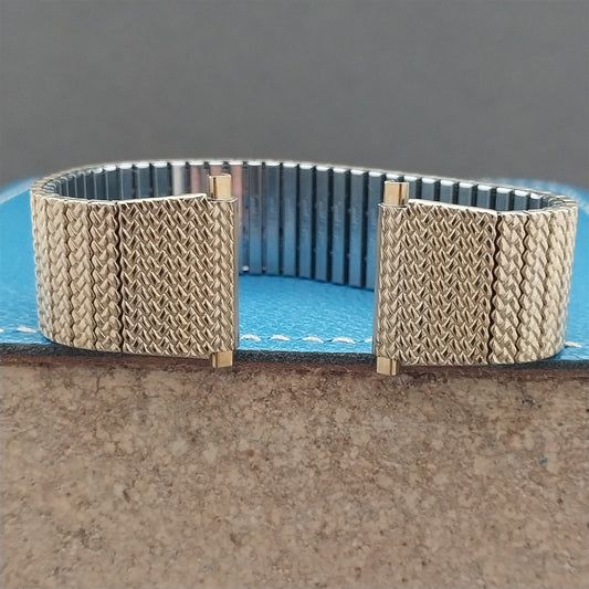 1970s 22mm 19mm 18mm Speidel Gold-Tone Flared Thinline Vintage Watch Band