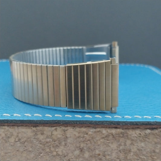 18mm 19mm 20mm Speidel Thinline 1970s Quick Adjust Gold-Tone Vintage Watch Band