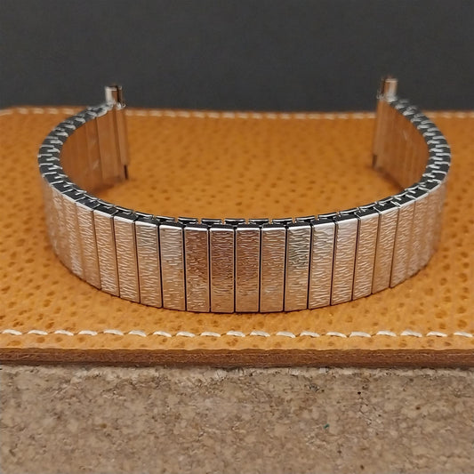 18mm 19mm 20mm Long JB Champion Stainless Steel Unused 1970s Vintage Watch Band