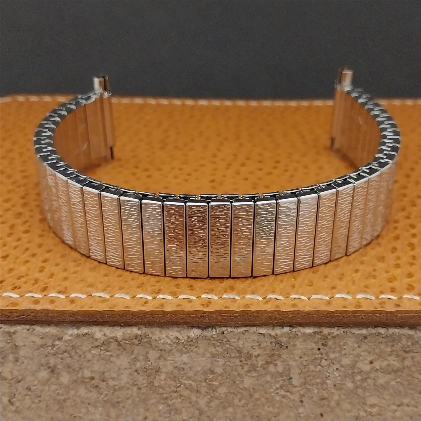 18mm 19mm 20mm Long JB Champion Stainless Steel Unused 1970s Vintage Watch Band