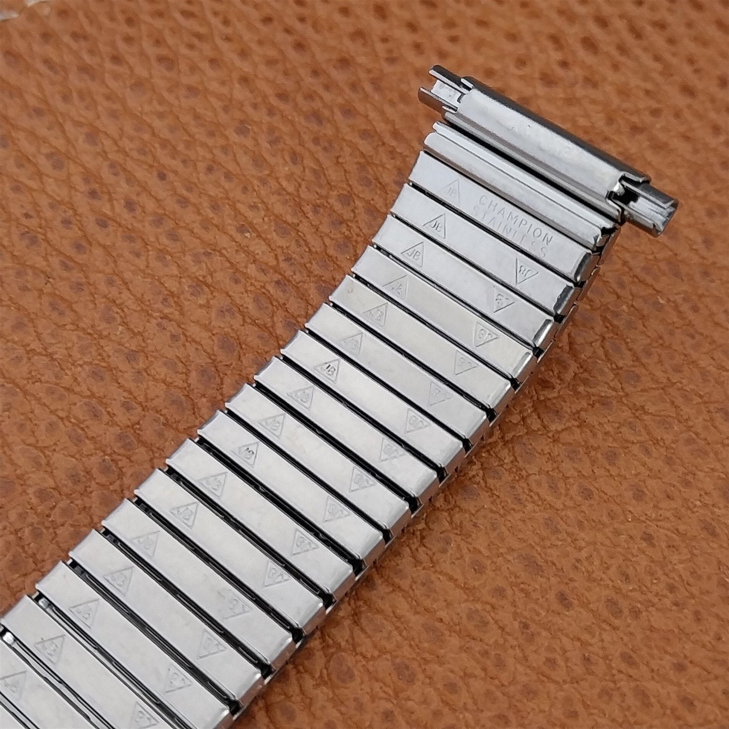 18mm 19mm 20mm JB Champion Polished Stainless Steel Unused Vintage Watch Band