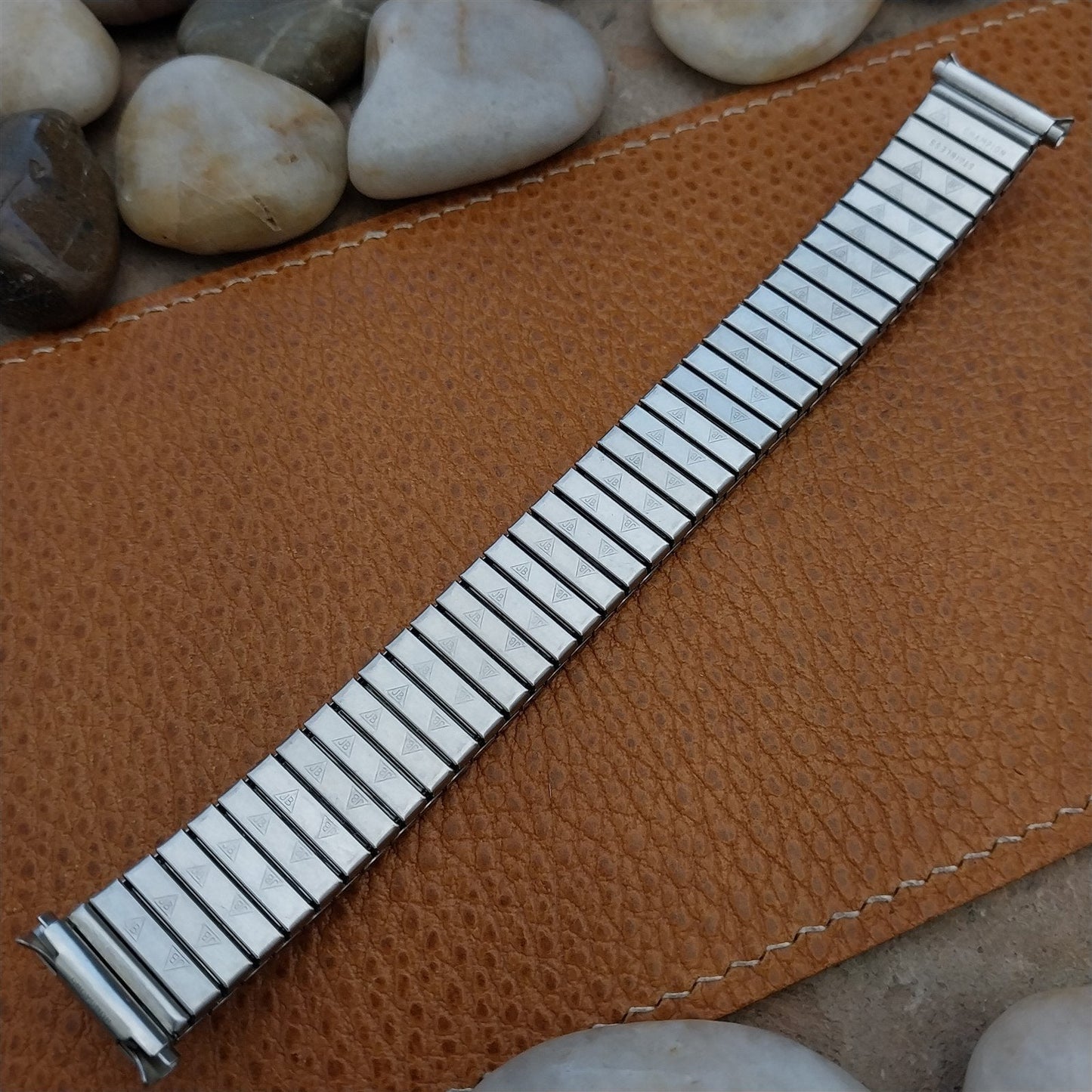 Vintage 16mm 18mm 19mm JB Champion Stainless Unused Classic 1970s Watch Band