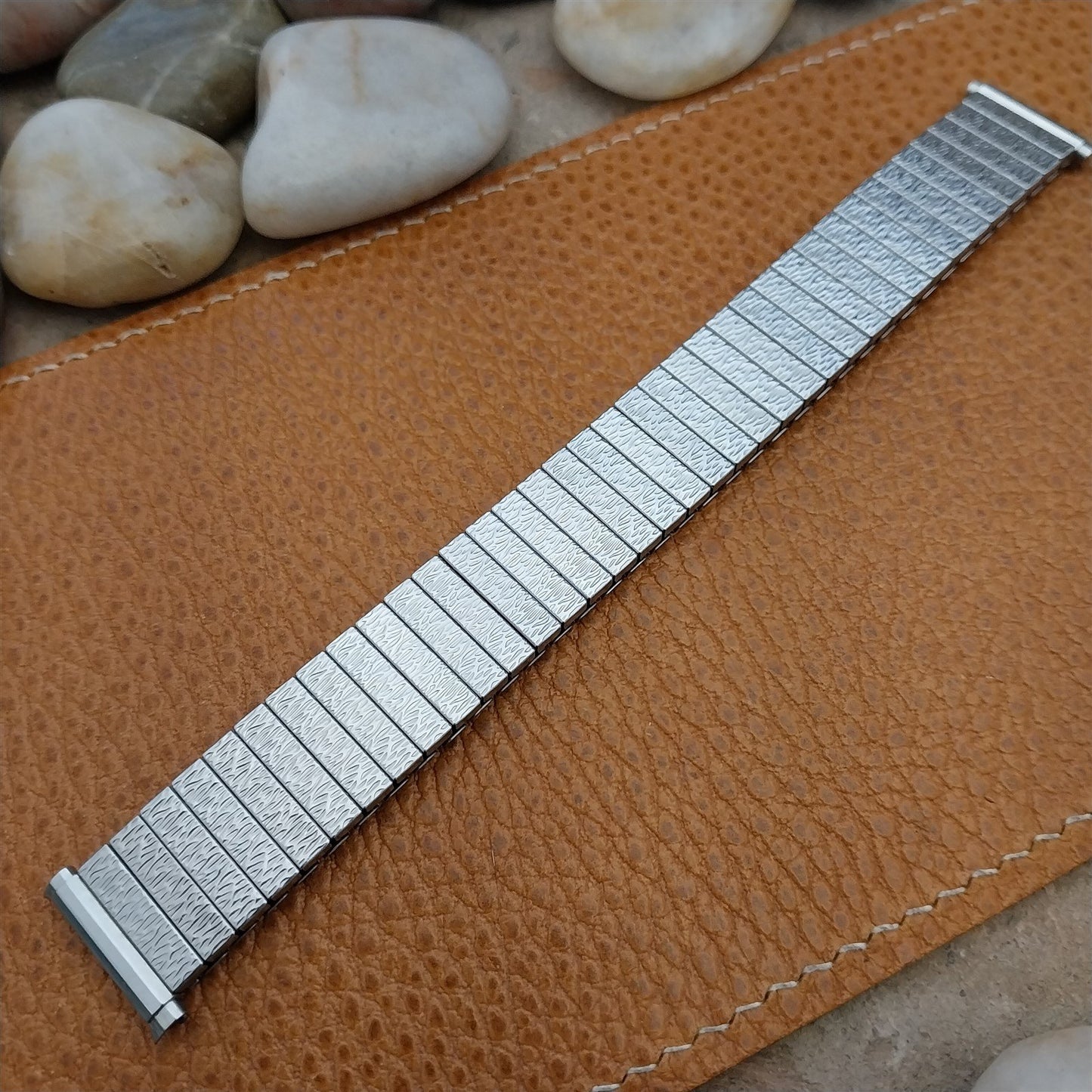 Vintage 16mm 18mm 19mm JB Champion Stainless Unused Classic 1970s Watch Band