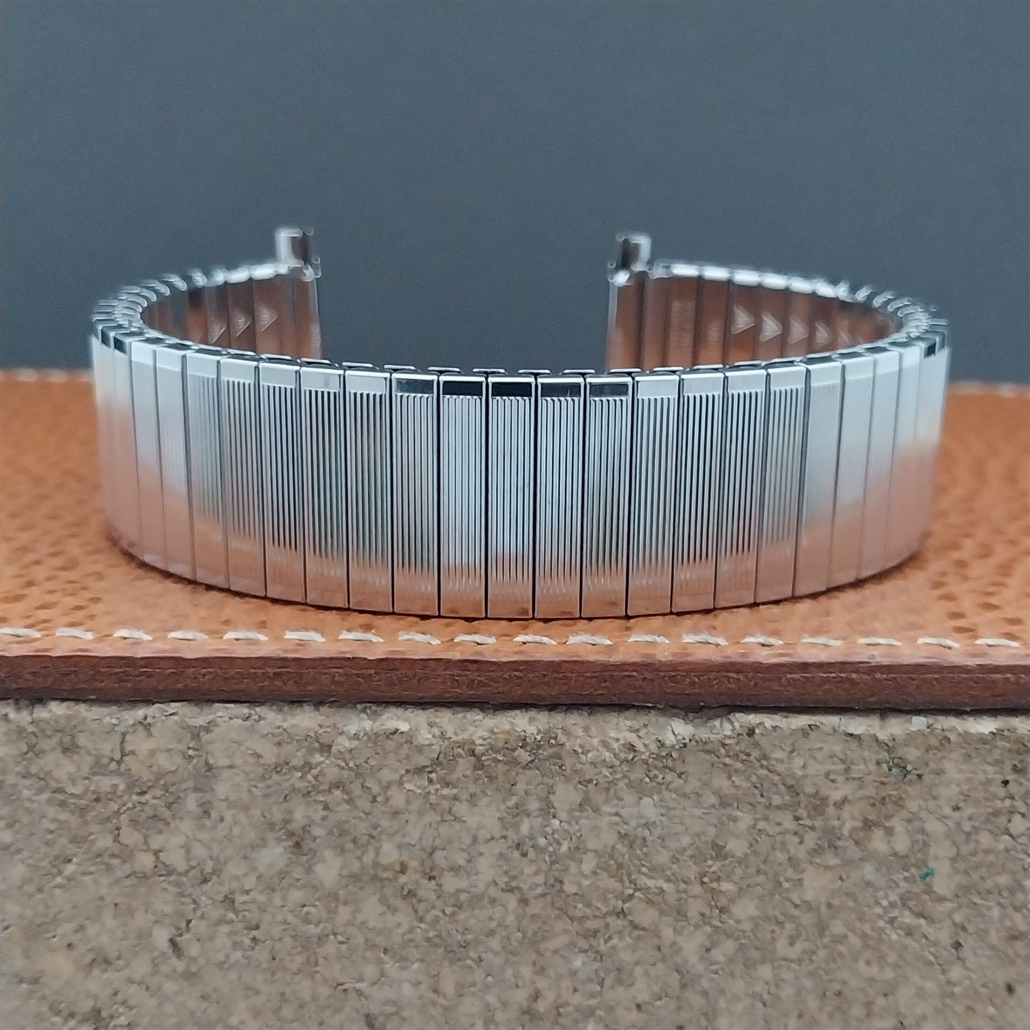 18mm 19mm 20mm 22mm JB Champion Stainless Steel Unused 1970s Vintage Watch Band