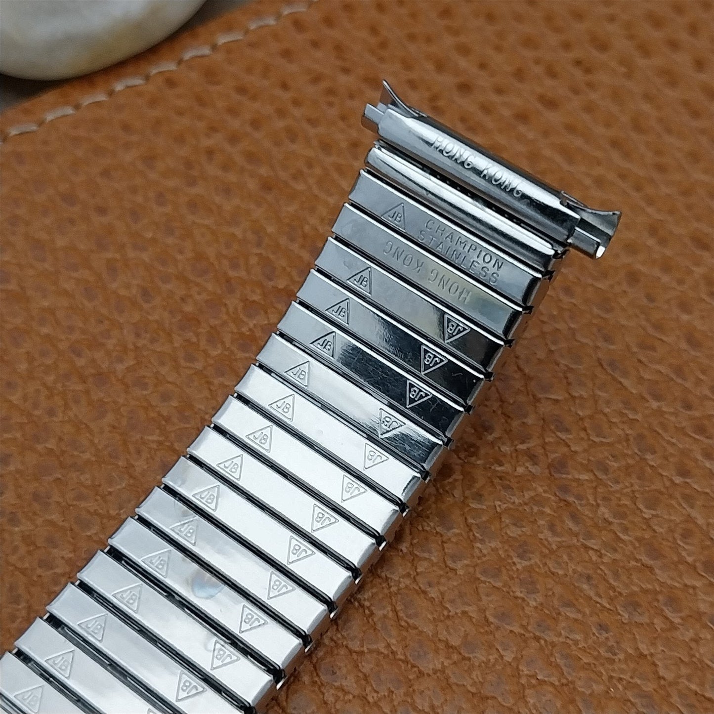 JB Champion Stainless Steel nos 1970s 18mm 19mm 20mm 22mm Vintage Watch Band