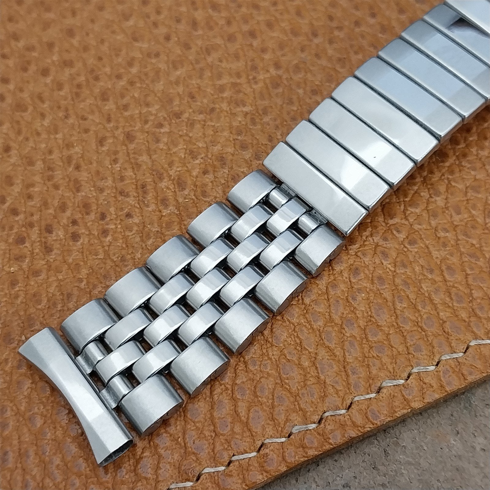 17.2mm Stainless Steel Diver Unused Classic nos 1970s Vintage Watch Band