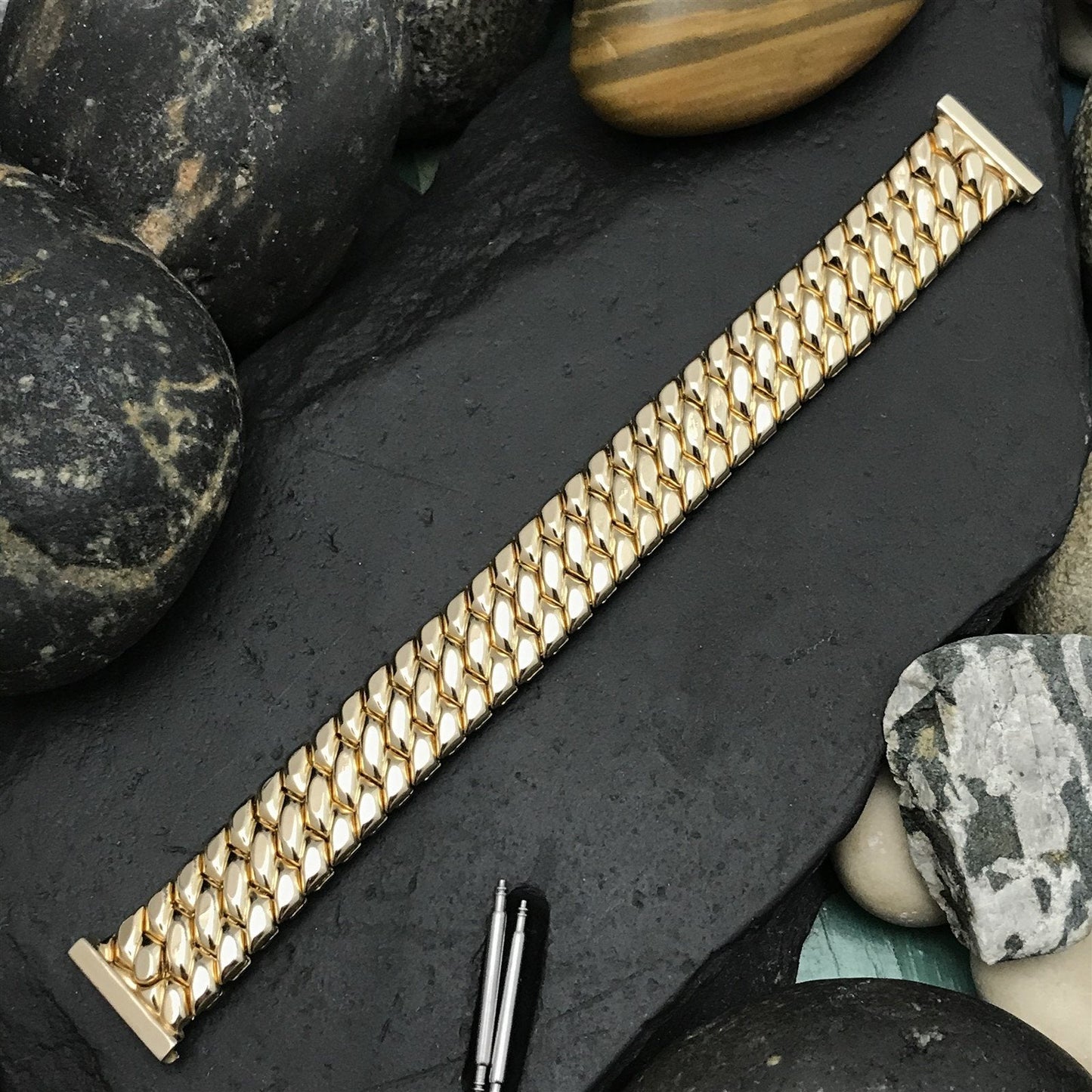 Golden Templar Speidel 10k Yellow Gold-Filled 1950s Vintage Watch Band