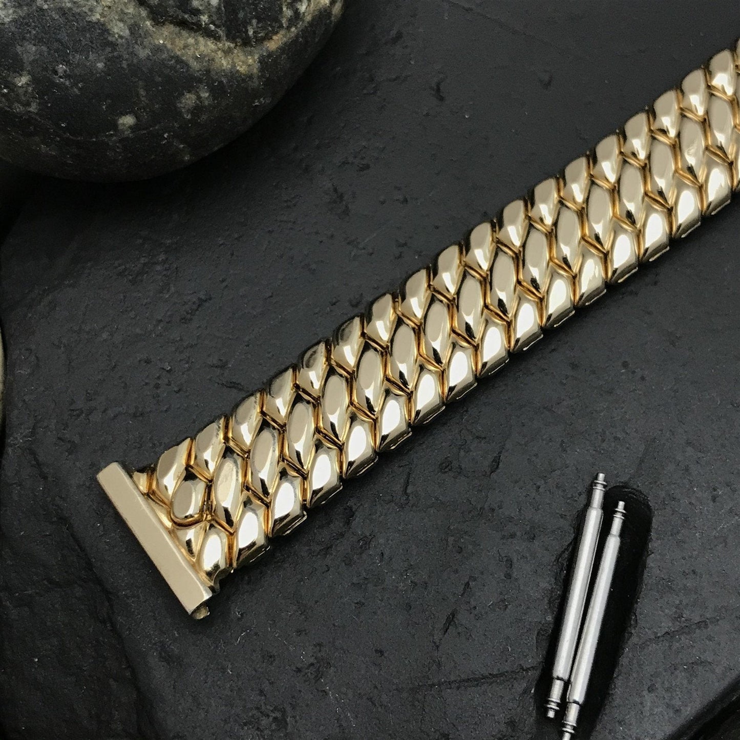 Golden Templar Speidel 10k Yellow Gold-Filled 1950s Vintage Watch Band