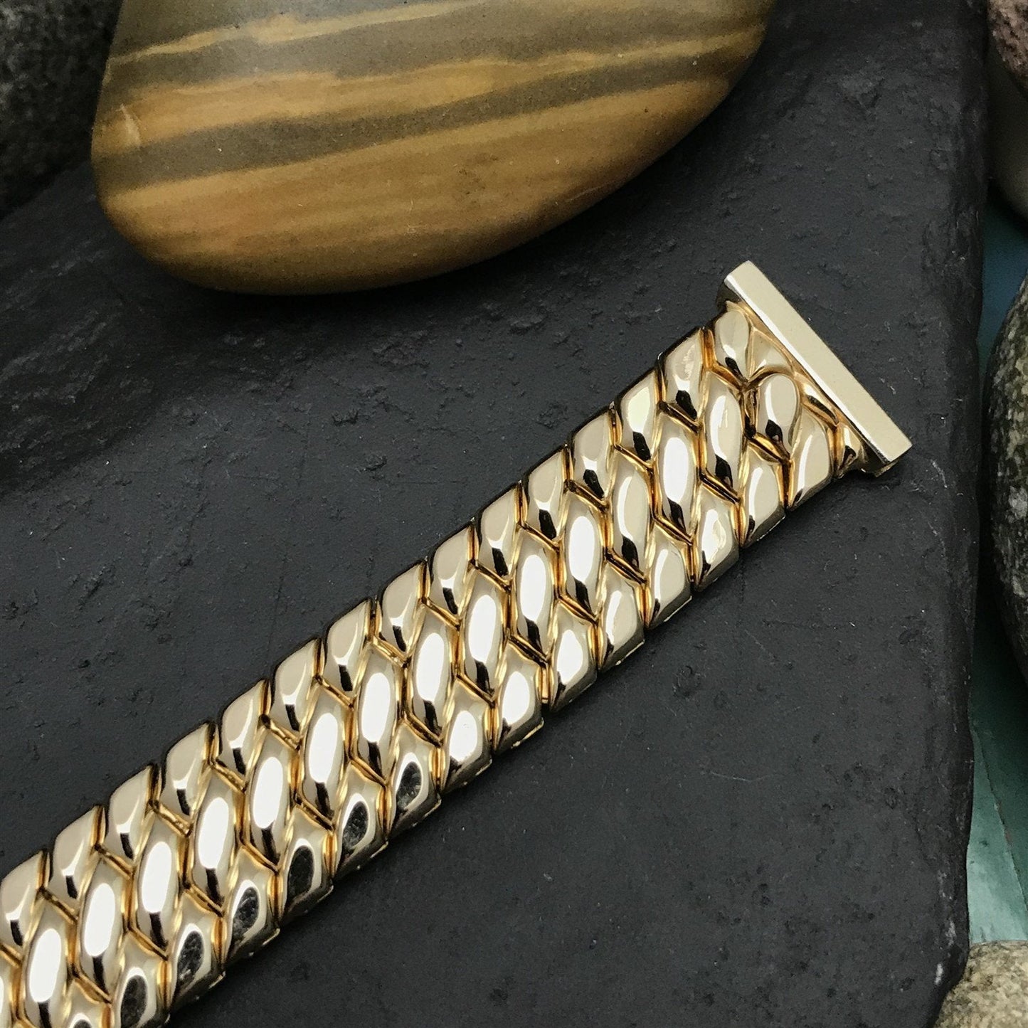 Golden Templar Speidel 10k Yellow Gold-Filled 1950s Vintage Watch Band