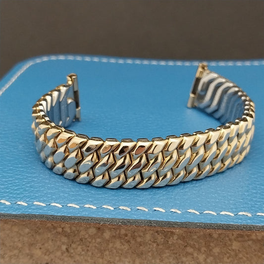 Short Golden Templar Speidel 10k Yellow Gold-Filled 40s Vintage Watch Band