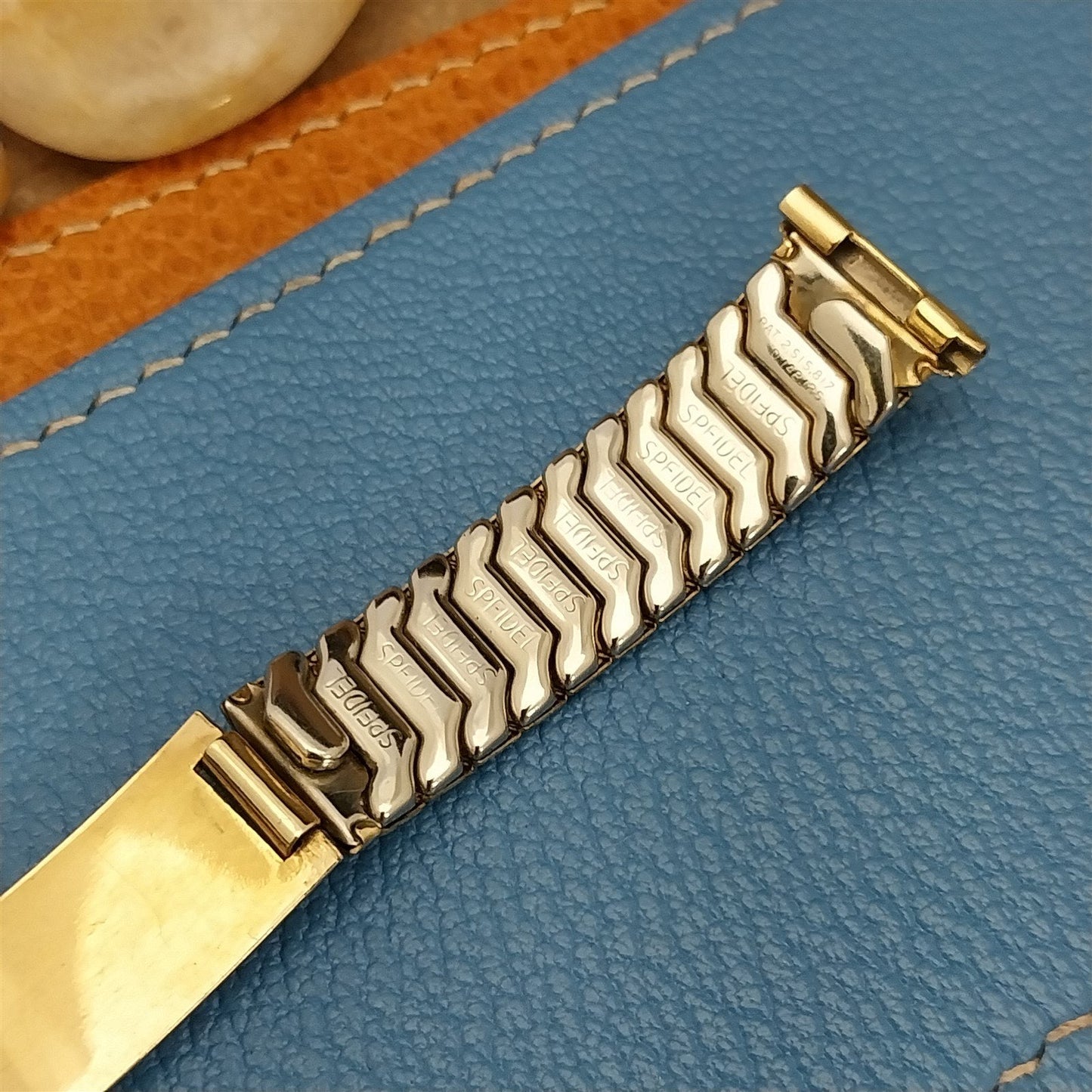 1940s Speidel Golden Knight Ident Yellow Gold-Filled nos Vintage Watch Band