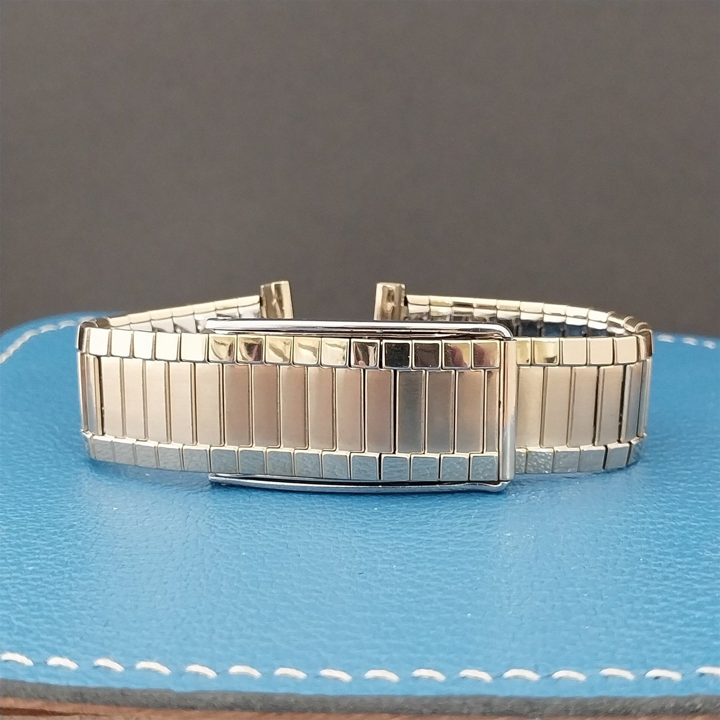 Vintage 1950s 10k Yellow Gold-Filled Speidel Golden Ingot nos Unused Watch Band