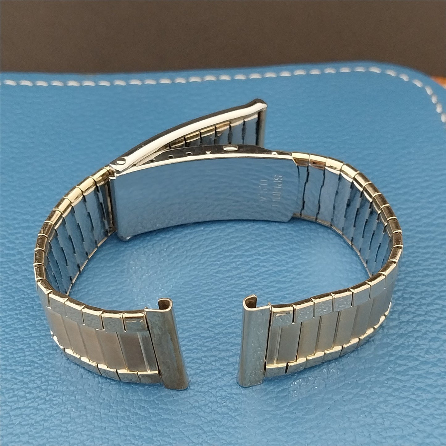 Vintage 1950s 10k Yellow Gold-Filled Speidel Golden Ingot nos Unused Watch Band