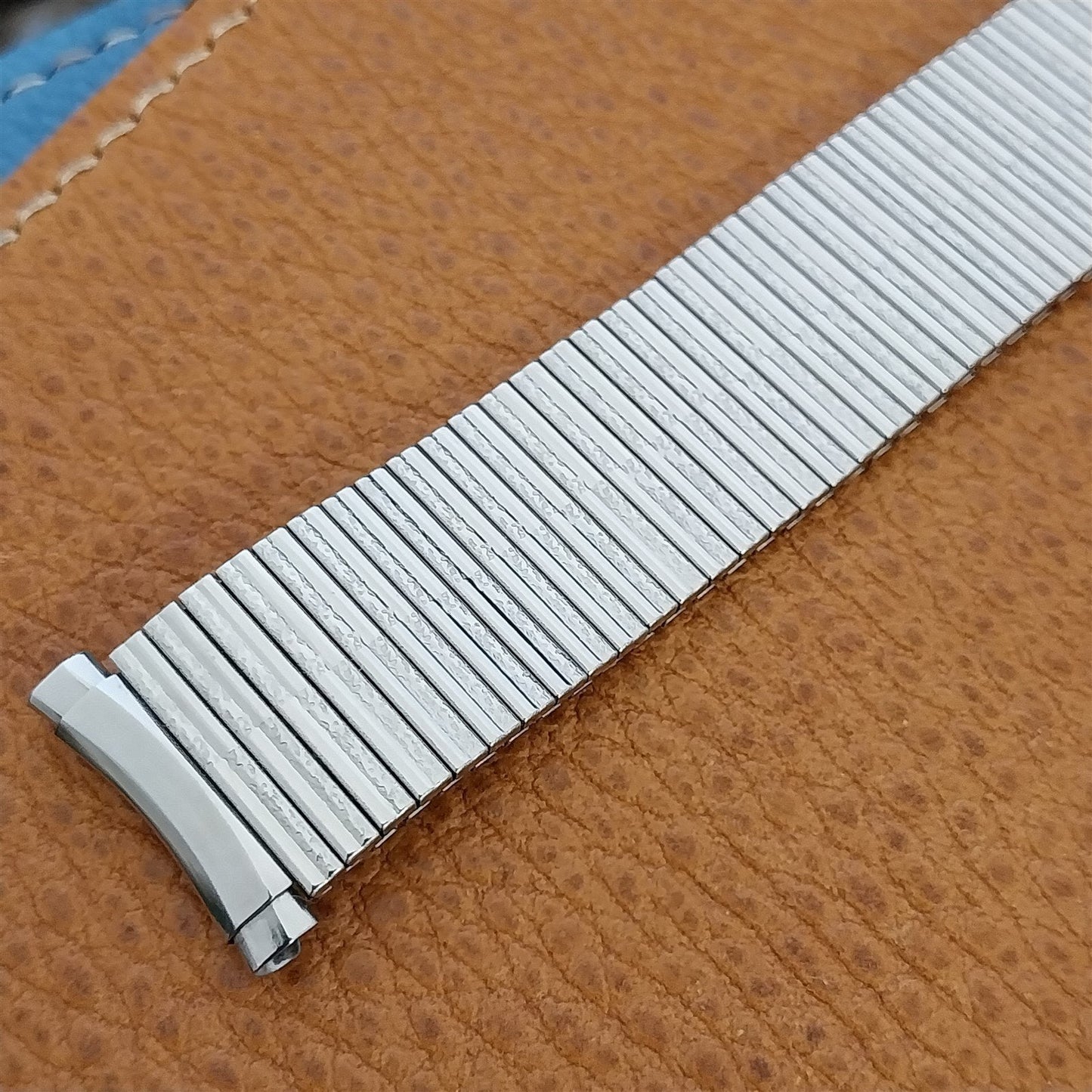 Bulova Stainless Steel Expansion nos 1970s Vintage Watch Band 16mm 19mm 20mm