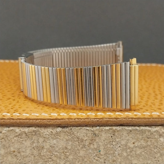 Speidel Stainless Steel & Gold-Tone nos 18mm 20mm 22mm 1970s Vintage Watch Band