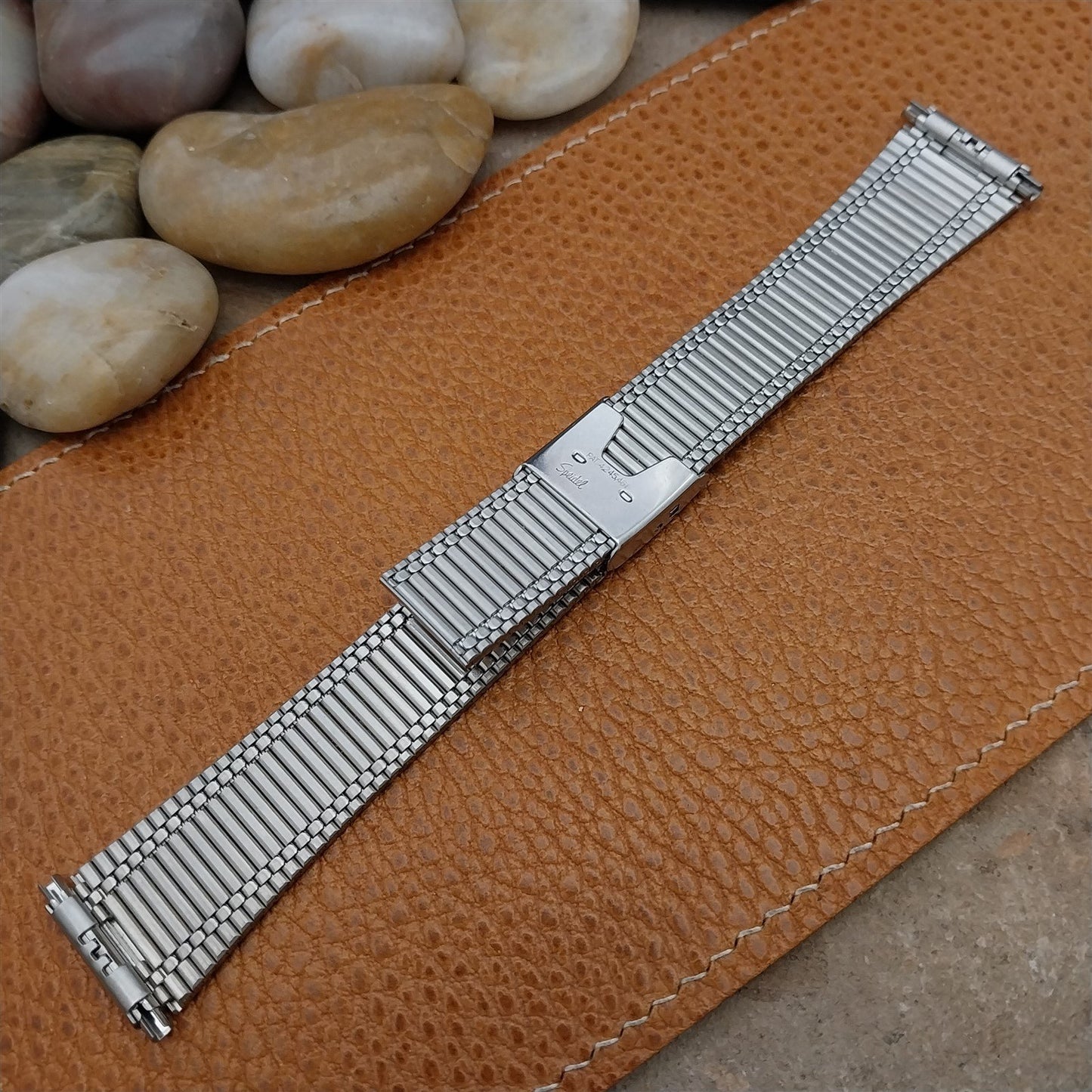 Speidel Stainless Steel & Gold-Tone nos 18mm 20mm 22mm 1970s Vintage Watch Band