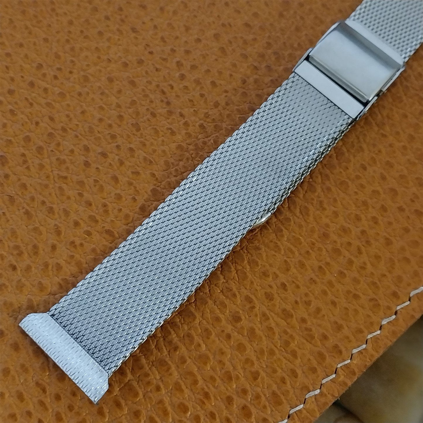 21mm 20mm 19mm Stainless Steel Mesh 1960s Kestenmade Unused Vintage Watch Band