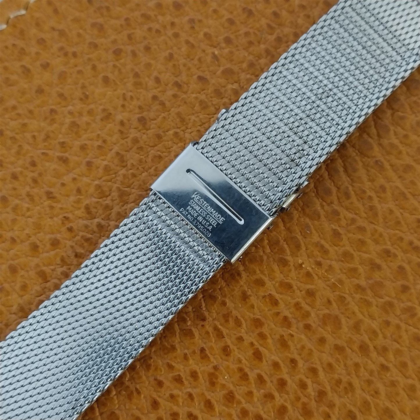 21mm 20mm 19mm Stainless Steel Mesh 1960s Kestenmade Unused Vintage Watch Band