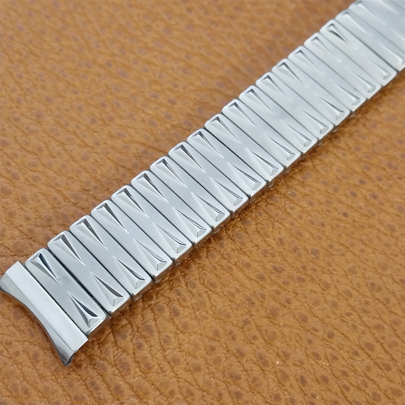 17.2mm Stainless Steel Expansion Baldwin USA Unused 1960s Vintage Watch Band
