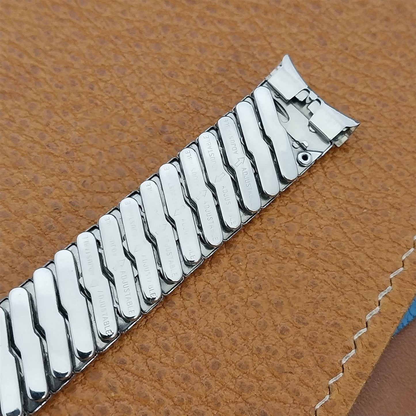17.2mm Stainless Steel Expansion Baldwin USA Unused 1960s Vintage Watch Band