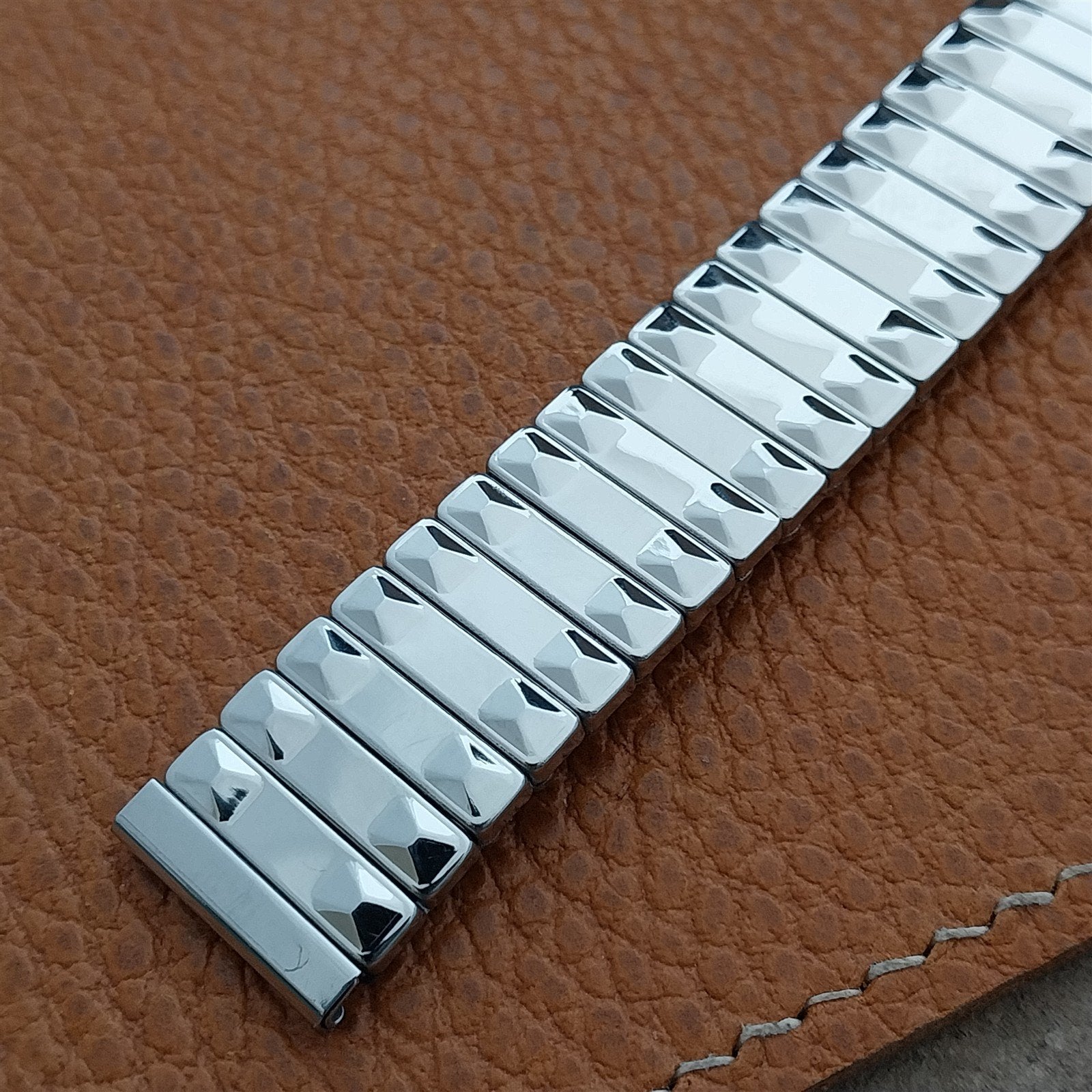 1960s Baldwin USA Stainless Steel Classic Stretch 5/8" nos Vintage Watch Band