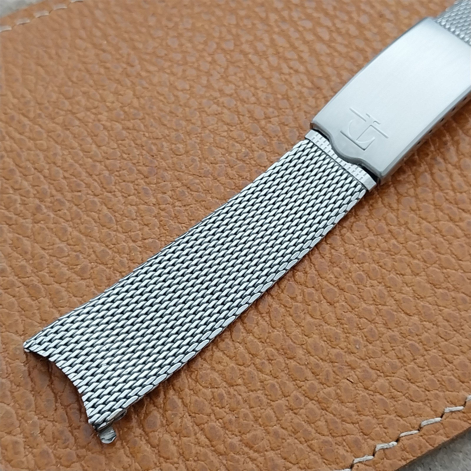 Vintage 18mm Tissot Stainless Steel Mesh Finesse 1970s Unused Watch Band