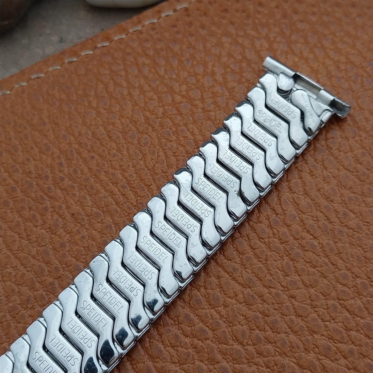 Extra Long 1954 10k White Gold-Filled Speidel First Nighter Vintage Watch Band